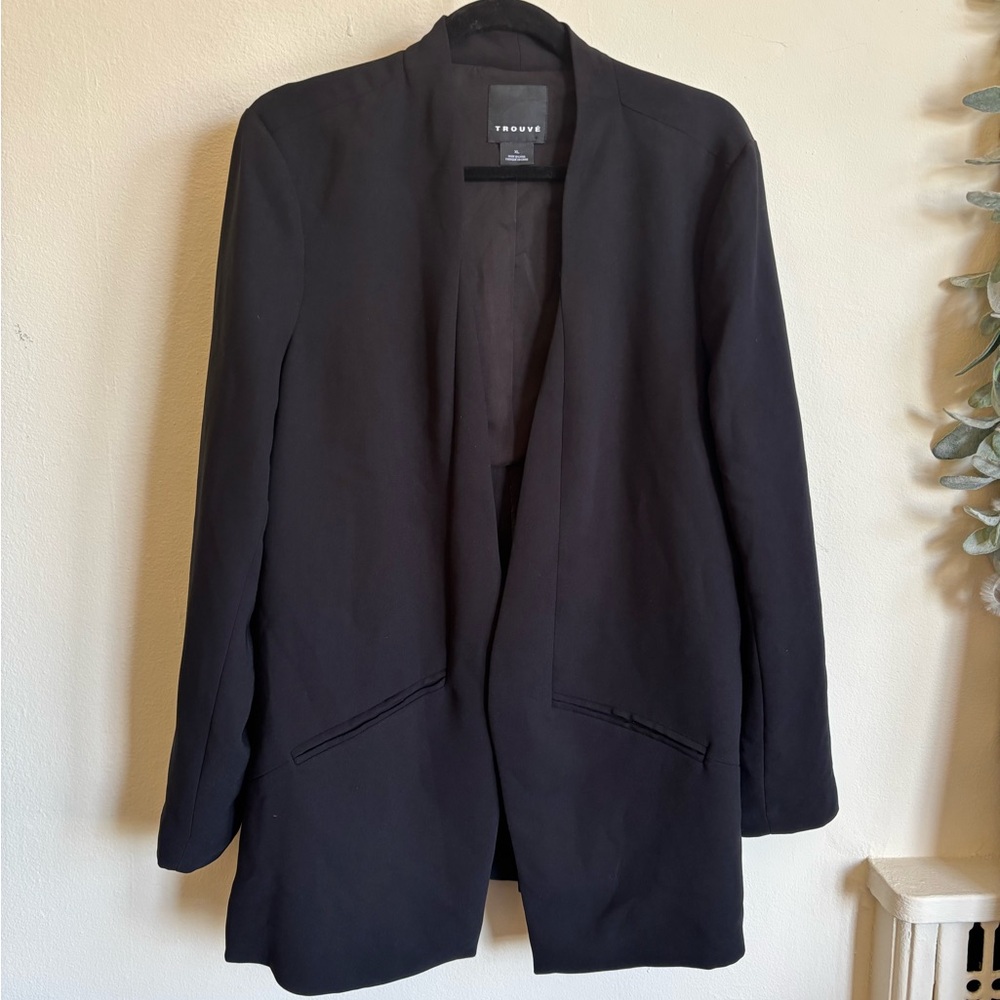 Oversized split back blazer